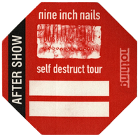 Self-Destruct Tour - After Show Red Octagon Pass