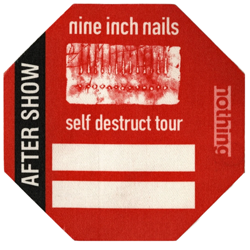 Self-Destruct Tour - After Show Red Octagon Pass