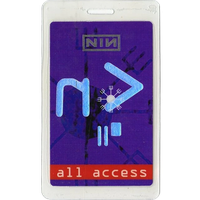 Dissonance Tour - All Access Blue Rectangle Laminate Pass