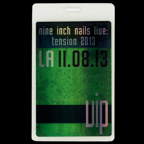 Tension 2013 Laminate VIP Pass - LA 11.08.13