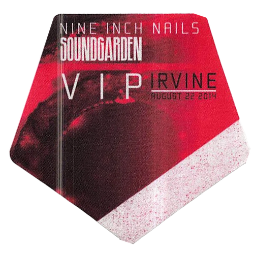 2014 NIN - Soundgarden All Access VIP Red Pass