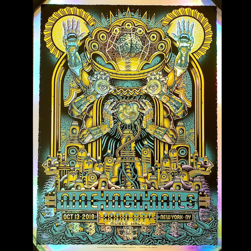 2018-10-13: New York, NY, Radio City Music Hall (Rainbow Foil Variant)