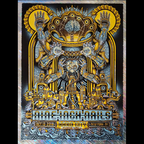 2018-10-13: New York, NY, Radio City Music Hall (Moon Lava Foil Variant)