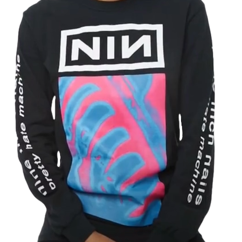 Forever 21 Pretty Hate Machine Long Sleeve Graphic Tee