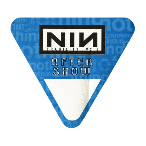 Fragility 2.0 Tour - After Show Blue Triangle Pass