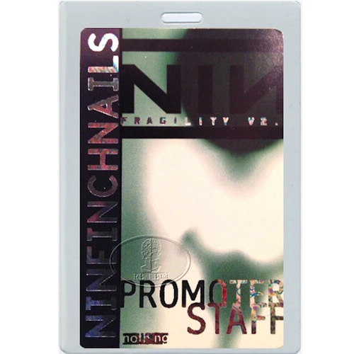 Fragility 2.0 Tour - Promoter Staff Laminate Pass