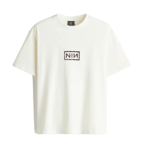 H&M NIN TDS Loose Fit Vintage Printed T-Shirt