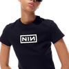 H&M NIN Logo Printed Short Fitted T-Shirt - view 2