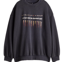 H&M NIN TDS "Teeth and Salt" Oversize Sweatshirt