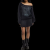 Hot Topic - Head Like A Hole Girls Off Shoulder Sweatshirt - view 2