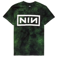 Hot Topic Nine Inch Nails Green Tie-Dye Boyfriend Fit Girls T-Shirt