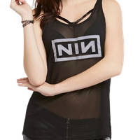 Hot Topic Nine Inch Nails Strappy Mesh Tank