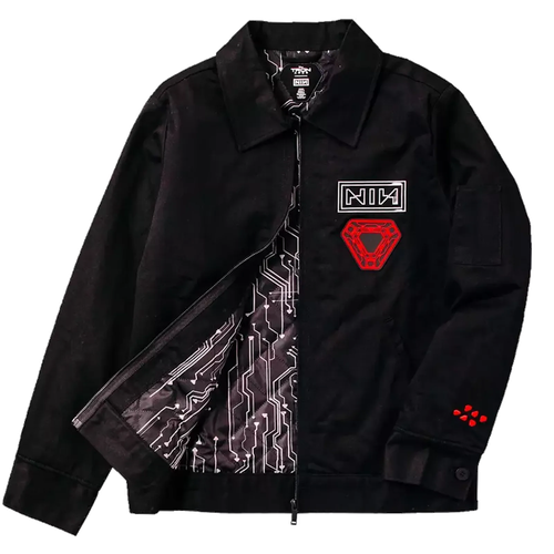 Hot Topic: Nine Inch Nails X Tron: Ares Patch Embroidery Jacket