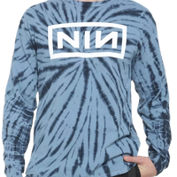 Hot Topic  Nine Inch Nails Logo Tie-Dye Long-Sleeve Shirt