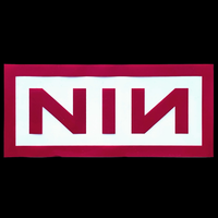 NIN Logo Sticker - Red with Clear Background (LITS Tour)