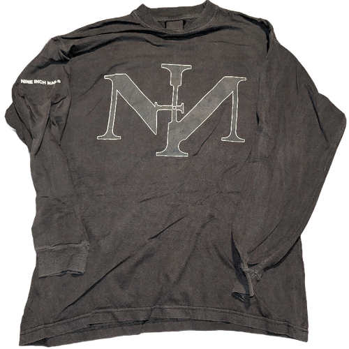 NIN SIN Long Sleeve T-Shirt (No Logo on Sleeve)