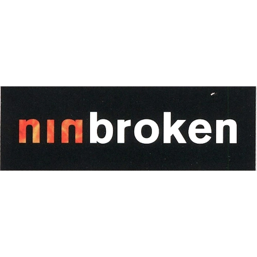 NIN Broken Bumper Sticker