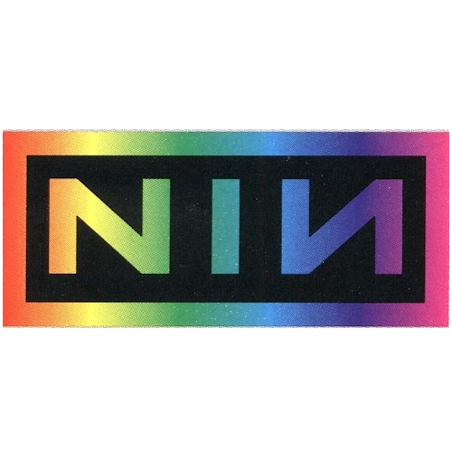 NIN Logo - Holographic Sticker