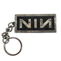 NIN Logo Metal Keychain