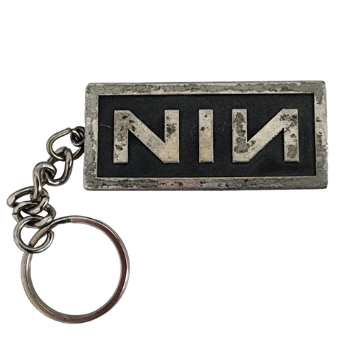 NIN Logo Metal Keychain