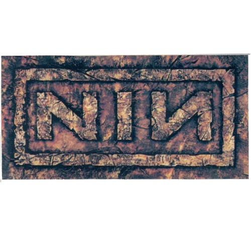 NIN Logo - Bronze Logo Sticker