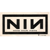 NIN Logo on Cardboard Stock - view 1