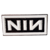 NIN Logo Enamel Pin (Double Pin)