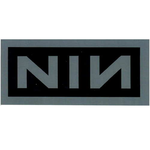 NIN Logo Sticker - Gray