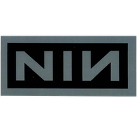 NIN Logo Sticker - Gray