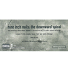 NIN Logo Sticker - The Downward Spiral Deluxe Edition - view 2