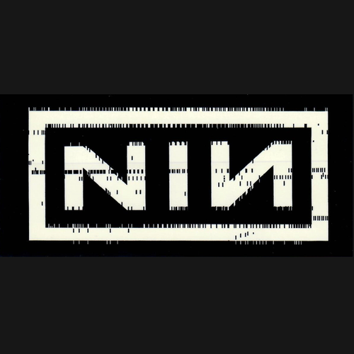 With Teeth Era NIN Logo Promo Sticker