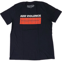 Add Violence Meter Tee with Red Logo on Back