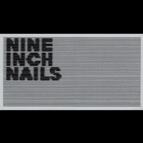 Nine Inch Nails Blurred Flag Sticker