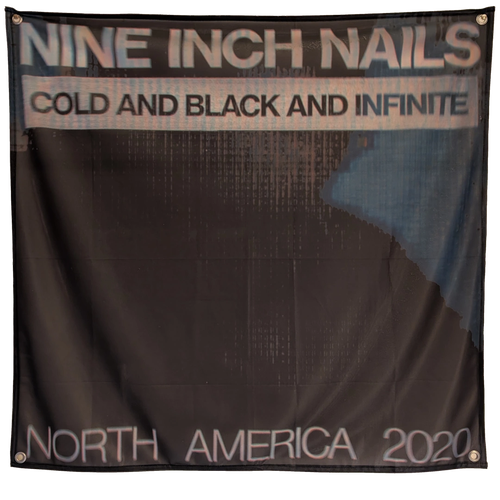 2020 Cold and Black and Infinite North America Wall Flag