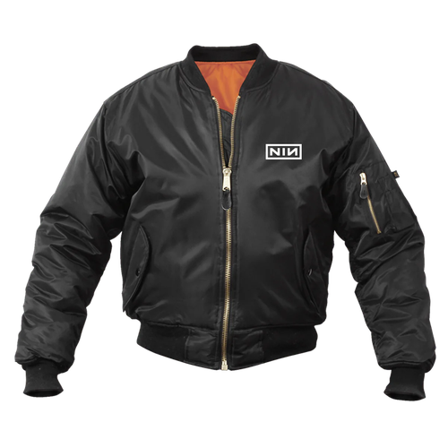 NIN Logo Flight Jacket