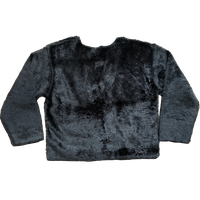 NIN Embroidered Faux Fur Tunic