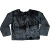 NIN Embroidered Faux Fur Tunic - view 1