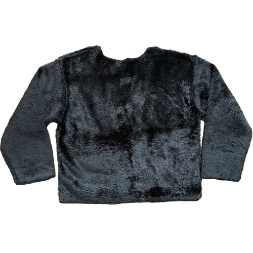 NIN Embroidered Faux Fur Tunic