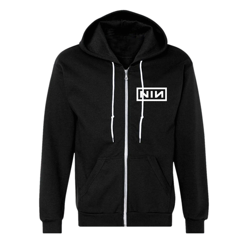 NIN Logo Zip-Up Hoodie