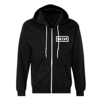 NIN Logo Zip-Up Hoodie