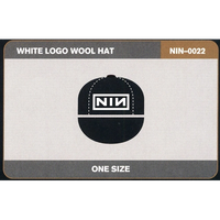 NIN White Logo Wool Cap