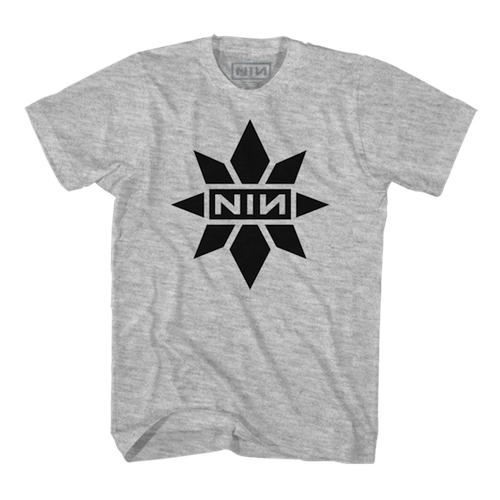 Captain Mavel x NIN Collaboration Grey T-Shirt