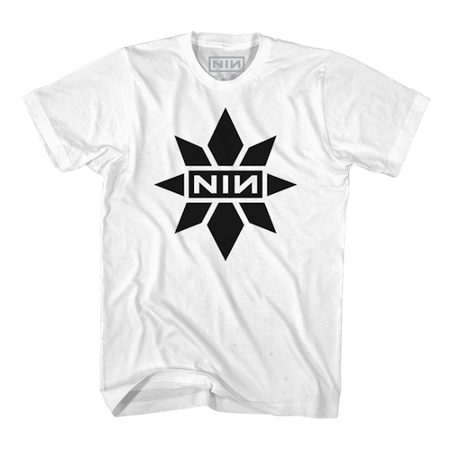 Captain Mavel x NIN Collaboration White T-Shirt