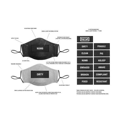 NIN Modular Face Mask With Expansion Pack 1