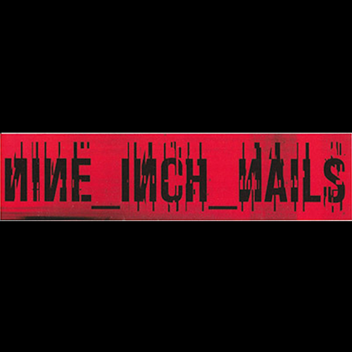 Nine Inch Nails Sticker (Black and Red)