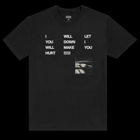 Peel It Back Tour 2025: Hurt Lyric T-Shirt
