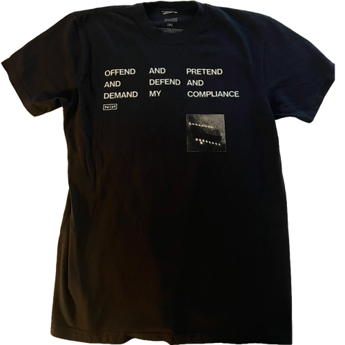 Peel It Back Tour: Less Than Lyric T-Shirt