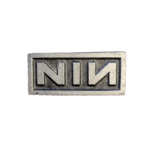 NIN Metal Pin with J. Artist on back