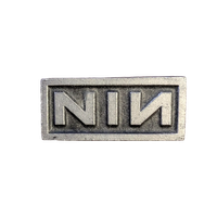 NIN Metal Pin with J. Artist on back