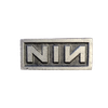 NIN Metal Pin with J. Artist on back - view 1